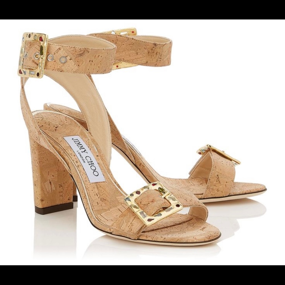 Jimmy Choo Dacha 85 Sandal, Size 34 EU - Picture 11 of 12